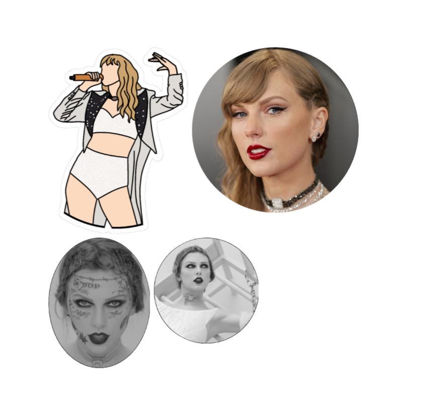 TS TTPD Era Inspired Sticker Pack | Waterproof Vinyl Stickers | Swiftie Merch