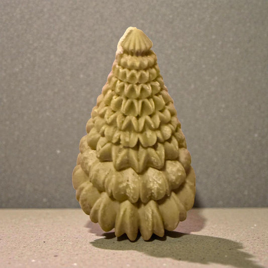 Christmas Tree Candle Soy Wax Pine Scented Holiday Decor, Handmade Winter Candle for Seasonal Home Styling