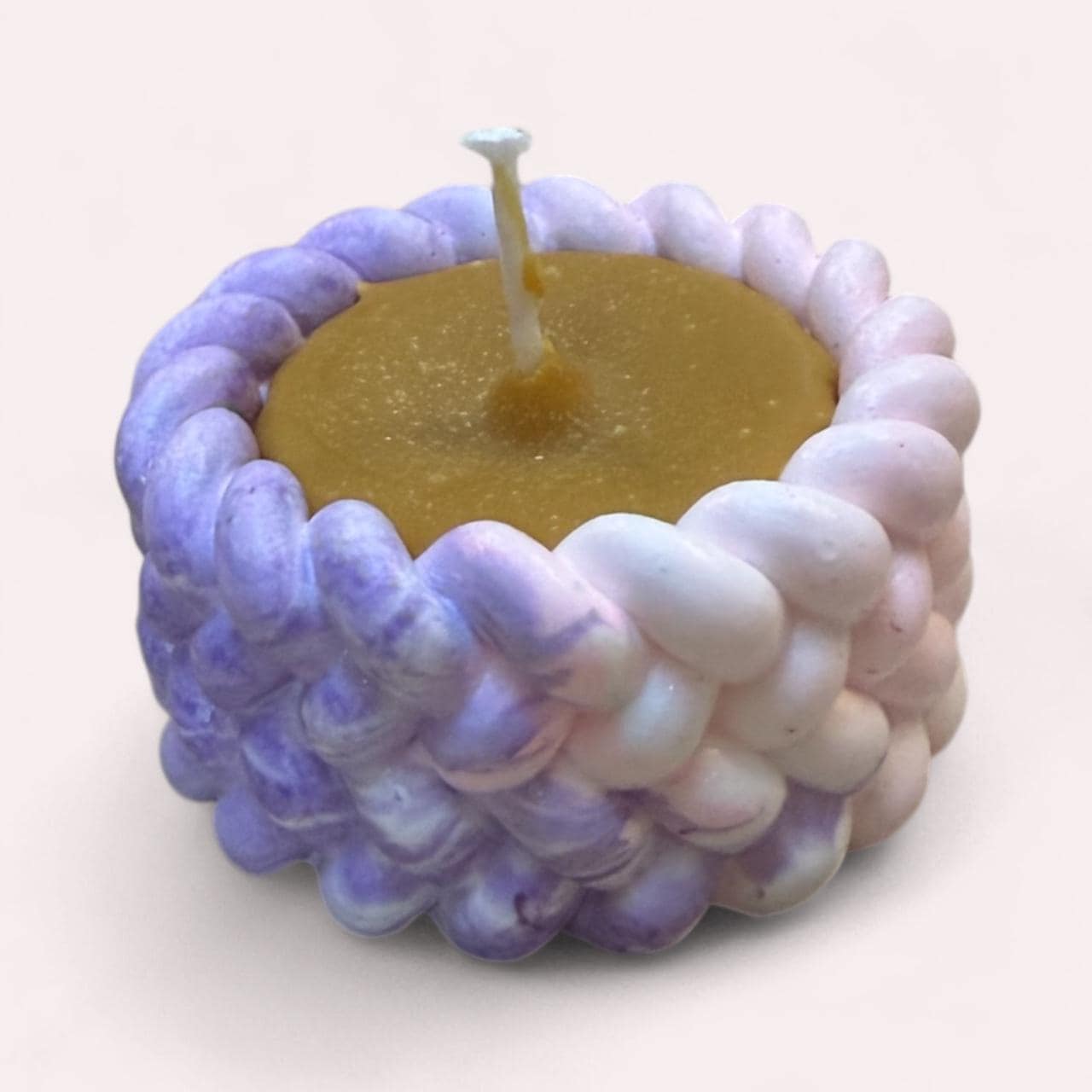 Handmade Chocolate Scented Soy Candle, Reusable Glossy Holder, Minimalist Home Decor or Gift