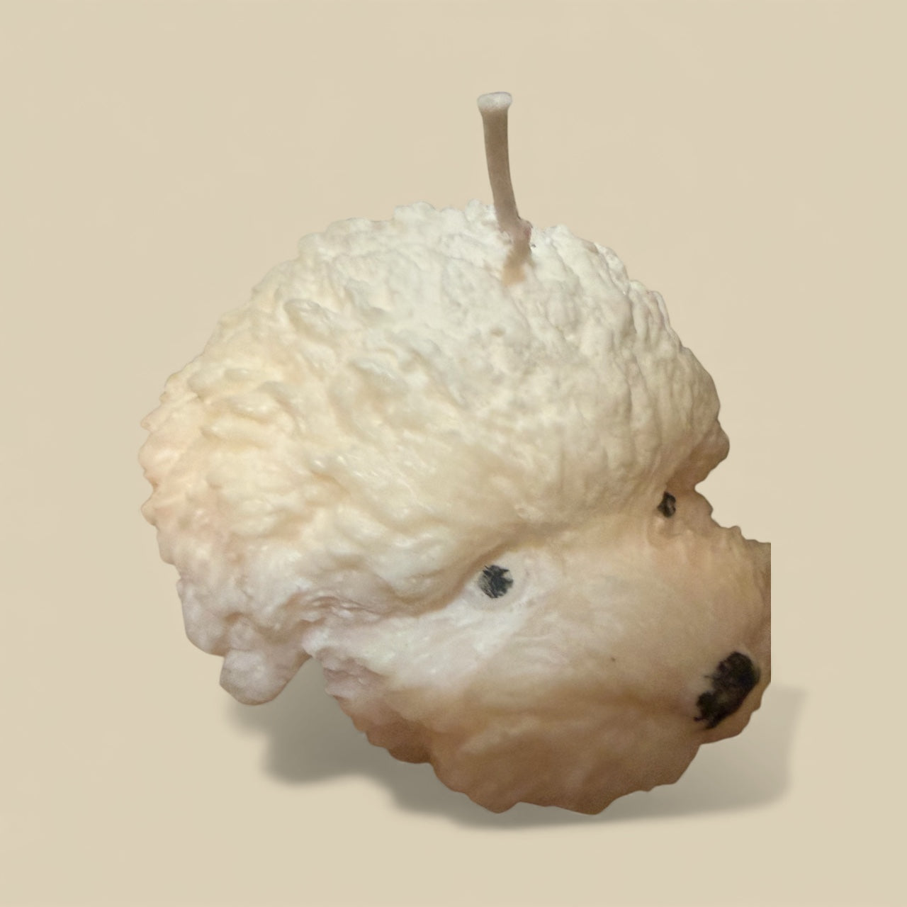 Handmade Realistic Dog Face Candle