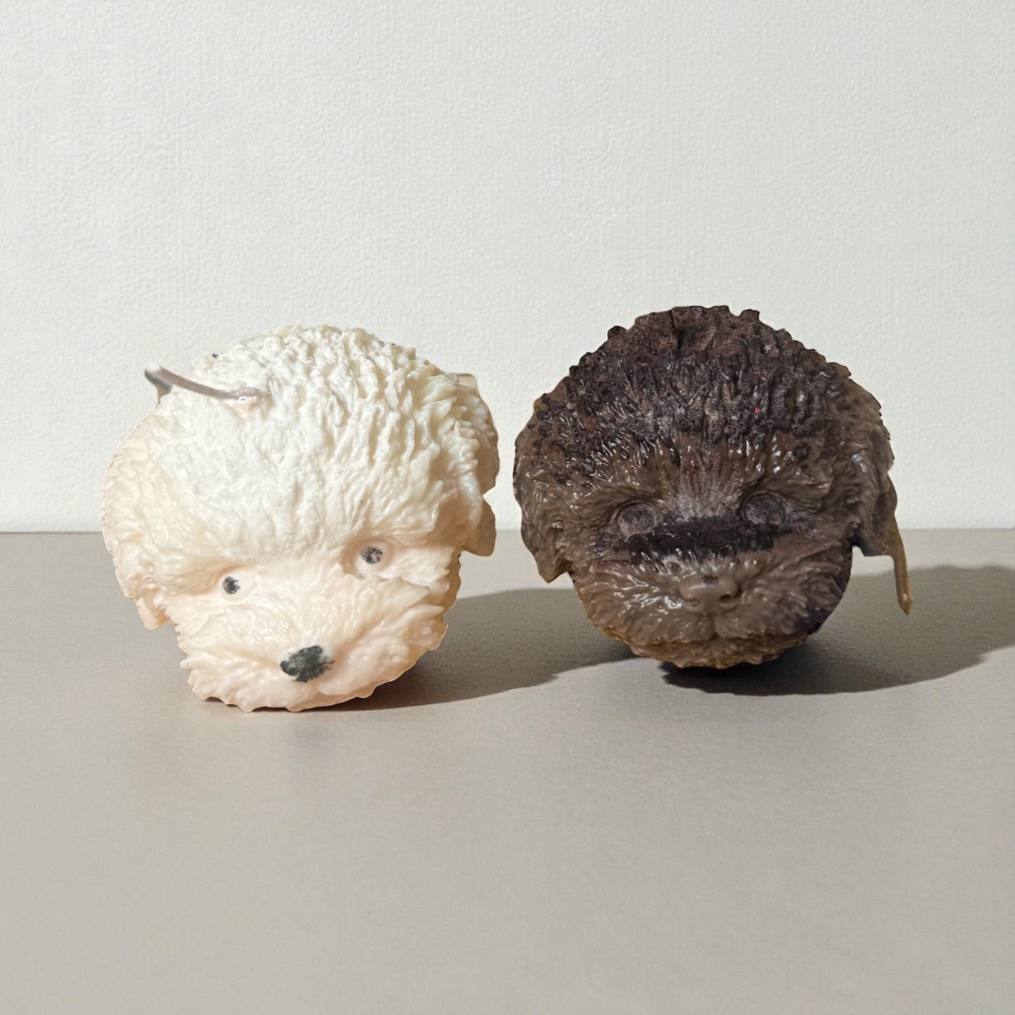 Handmade Realistic Dog Face Candle