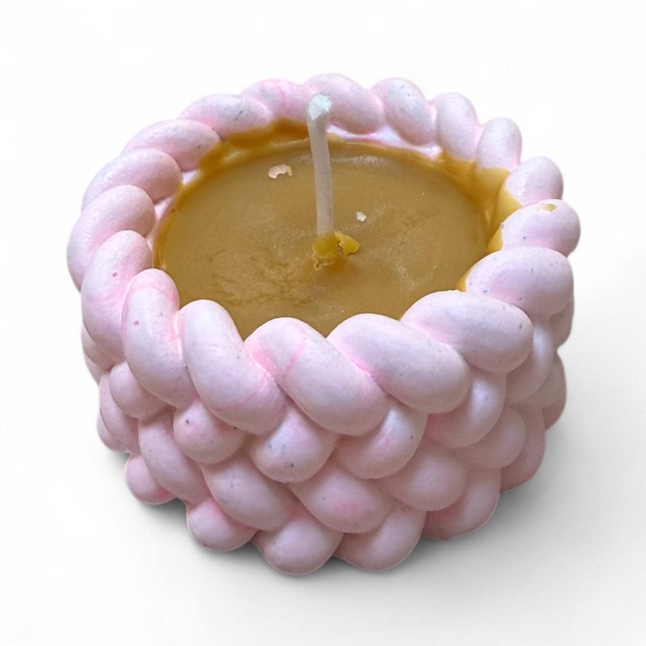 Handmade Chocolate Scented Soy Candle, Reusable Glossy Holder, Minimalist Home Decor or Gift