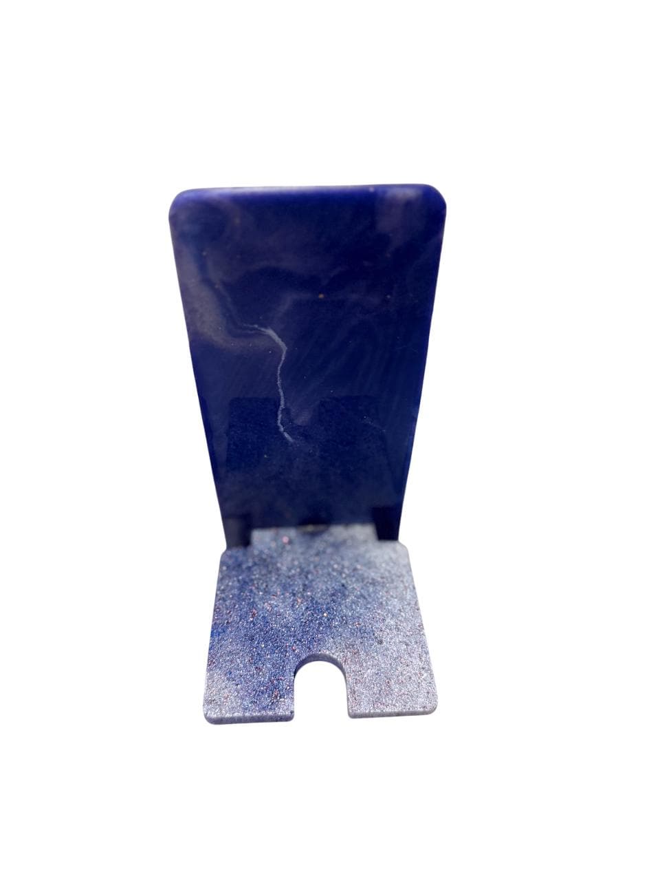Glitter Resin Phone Stand – Handmade, Aesthetic Desk Accessory